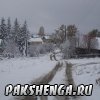 В Пакшеньге первый снег. 11 октября 2014 г.